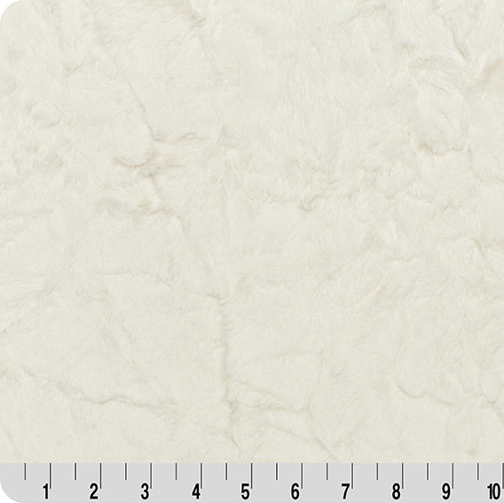 Luxe Cuddle Marble Ivory 58" - 60" Fabric per yard