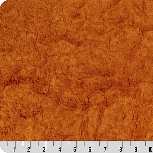Luxe Cuddle Marble Rust 58" - 60" Fabric per yard