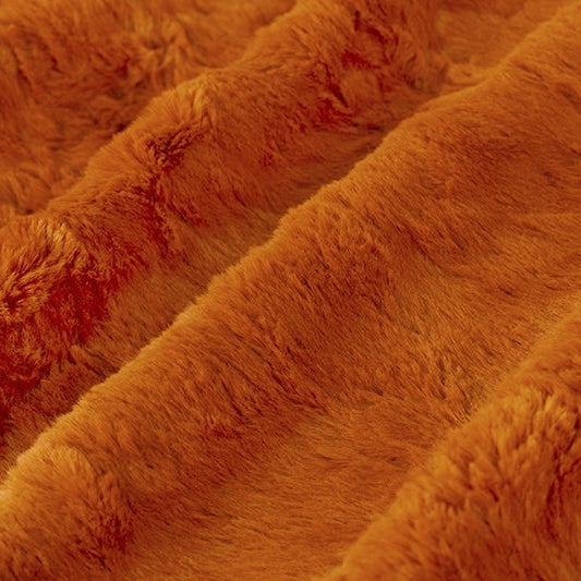 Luxe Cuddle Marble Rust 58" - 60" Fabric per yard