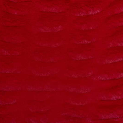 Luxe Cuddle Milan Cardinal  Fabric per yard