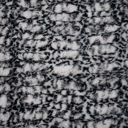 Black Pearl Luxe Cuddle Milan Cheetah Fabric per yard