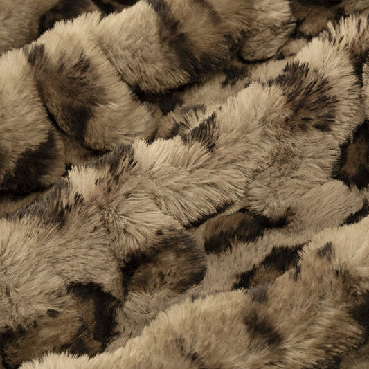 Acorn Luxe Cuddle Milan Clouded Leo 58"/60" Fabric per yard