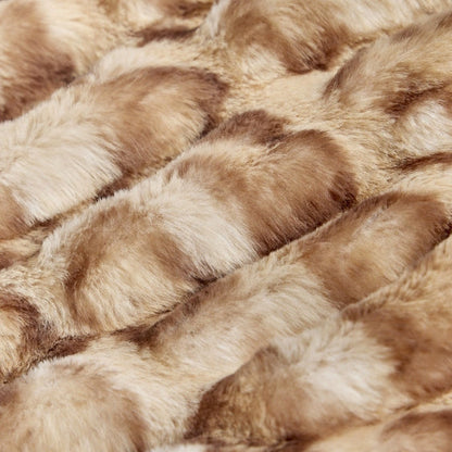 French Oak Luxe Cuddle Milan Clouded Leo Fabric per yard