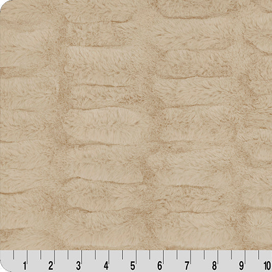 Luxe Cuddle Milan Eggshell 58" - 60" Fabric per yard