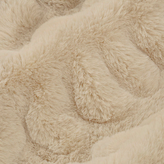 Luxe Cuddle Milan Eggshell 58" - 60" Fabric per yard