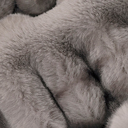 Graphite Luxe Cuddle Milan Enzo 58"/60" Fabric per yard