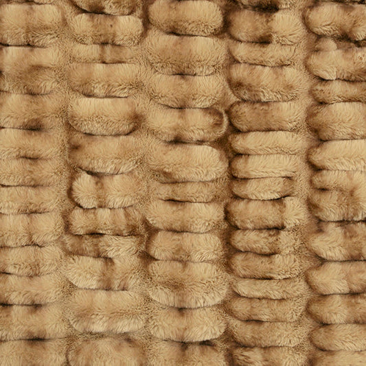 Luxe Cuddle Milan Enzo Mocha 58" - 60" Fabric per yard