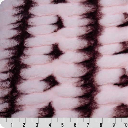 Black Cherry Luxe Cuddle Milan Luca Fabric per yard