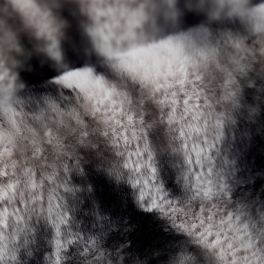 Graphite/Black Luxe Cuddle Nube 58"/60" Fabric per yard