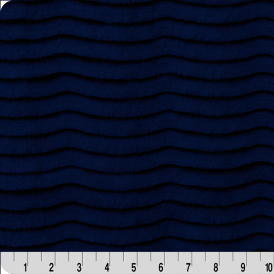 Luxe Cuddle Oceana Navy 58" - 60" Fabric per yard