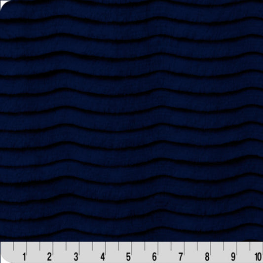 Luxe Cuddle Oceana Navy 58" - 60" Fabric per yard