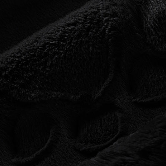 Luxe Cuddle Paws Black 58" - 60" Fabric per yard