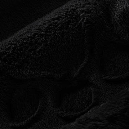 Luxe Cuddle Paws Black 58" - 60" Fabric per yard