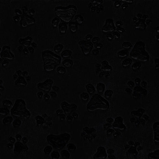 Luxe Cuddle Paws Black 58" - 60" Fabric per yard