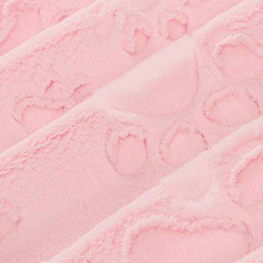 Luxe Cuddle Paws Blush 58" - 60" Fabric per yard