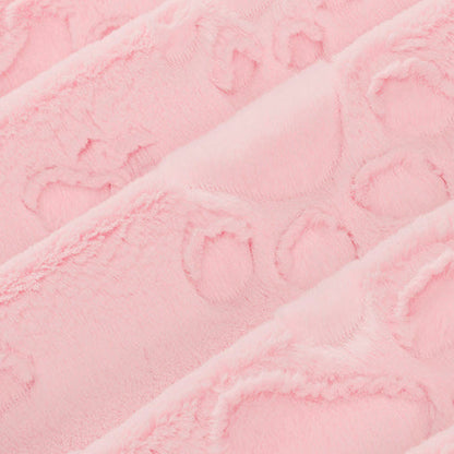 Luxe Cuddle Paws Blush 58" - 60" Fabric per yard