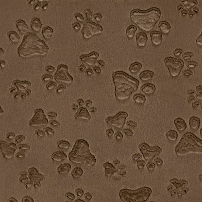 Luxe Cuddle Paws Truffle 58" - 60" Fabric per yard
