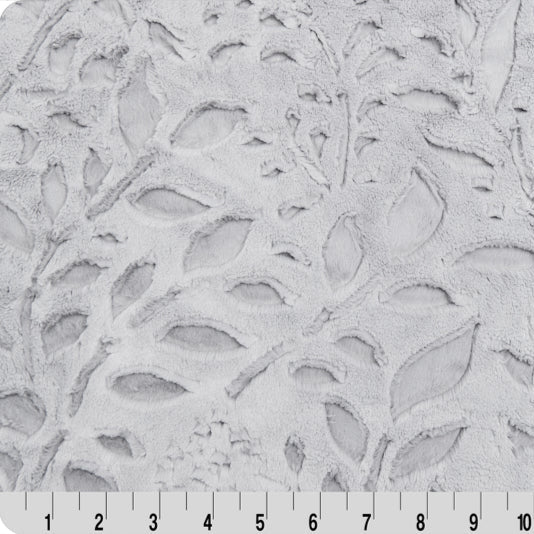 Luxe Cuddle Poppy Alloy 58" - 60" Fabric per yard