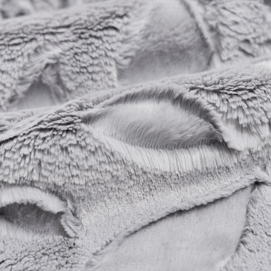 Luxe Cuddle Poppy Alloy 58" - 60" Fabric per yard