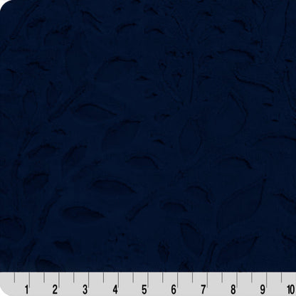Luxe Cuddle Poppy Navy 58" - 60" Fabric per yard