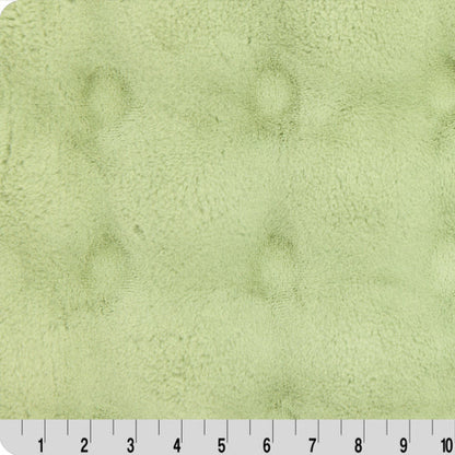 Luxe Cuddle Powderpuff Thyme 58" - 60" Fabric per yard