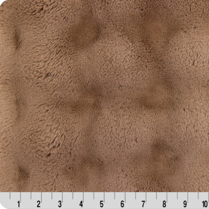 Luxe Cuddle Powderpuff Cappuccino 58" - 60" Fabric per yard