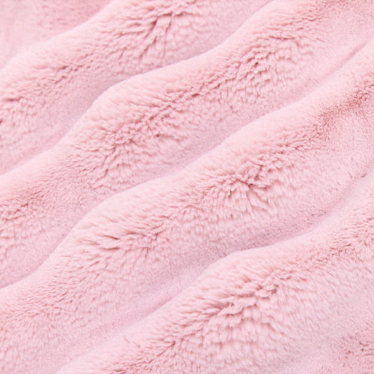 Luxe Cuddle Powderpuff Rosewater 58" - 60" Fabric per yard