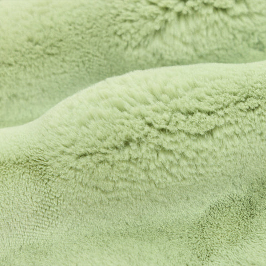 Luxe Cuddle Powderpuff Thyme 58" - 60" Fabric per yard