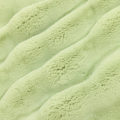 Luxe Cuddle Powderpuff Thyme 58" - 60" Fabric per yard