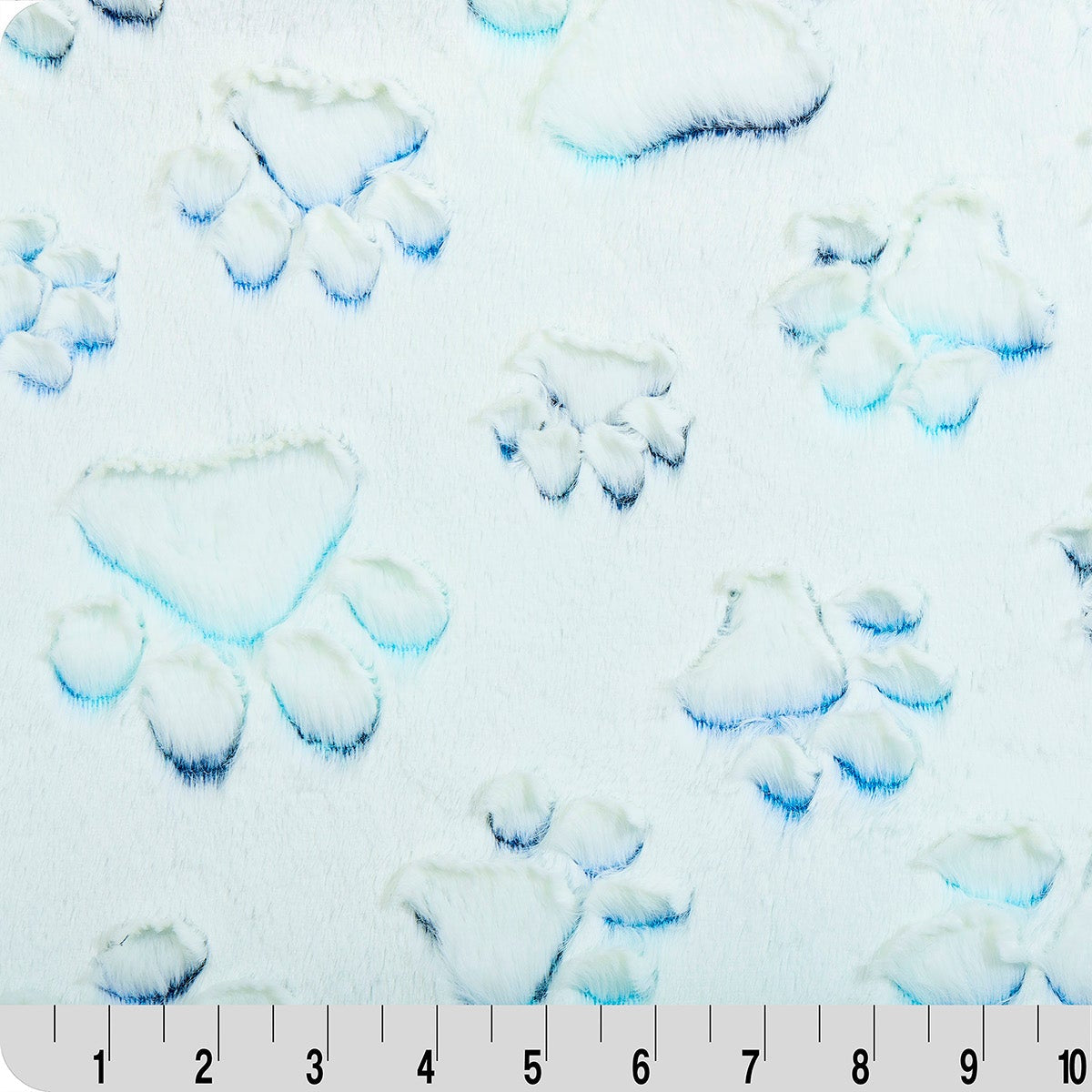 Luxe Cuddle Prism Paws Nautical Blue 58" - 60" Fabric per yard