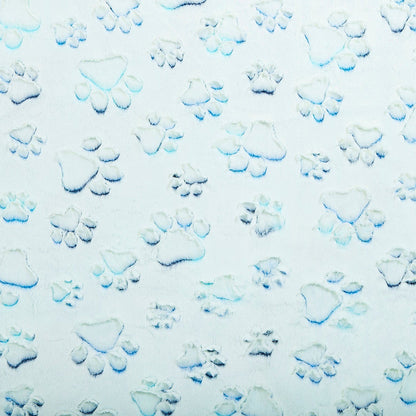 Luxe Cuddle Prism Paws Nautical Blue 58" - 60" Fabric per yard