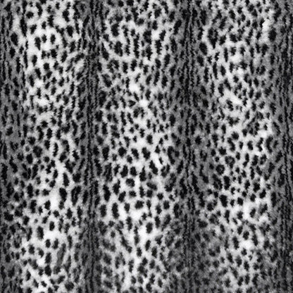 Snow/Black Luxe Cuddle Savanna 58"/60" Fabric per yard