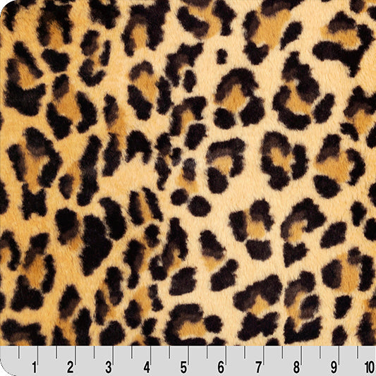 Sand Luxe Cuddle Seal Leopard 58"/60" Fabric per yard