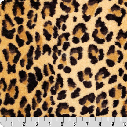 Sand Luxe Cuddle Seal Leopard 58"/60" Fabric per yard
