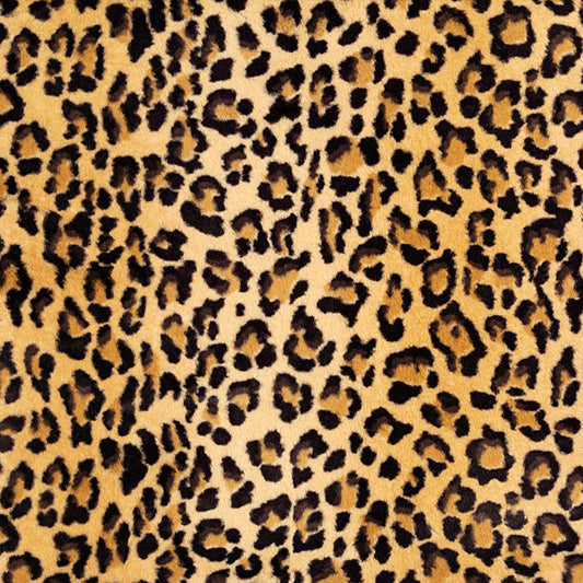 Sand Luxe Cuddle Seal Leopard 58"/60" Fabric per yard