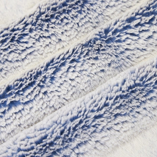 Blue Fog Luxe Cuddle Snow Bunny 58"/60" Fabric per yard