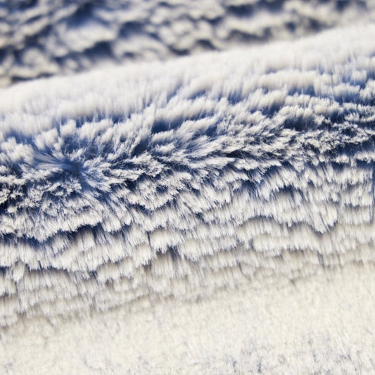 Blue Fog Luxe Cuddle Snow Bunny 58"/60" Fabric per yard