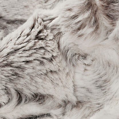 Luxe Cuddle Snowy Owl Pewter 58" - 60" Fabric per yard