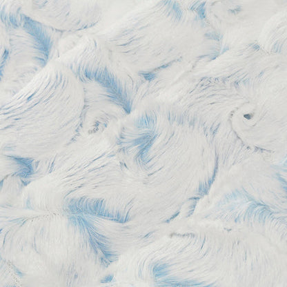 Luxe Cuddle Snowy Owl Sky 58" - 60" Fabric per yard