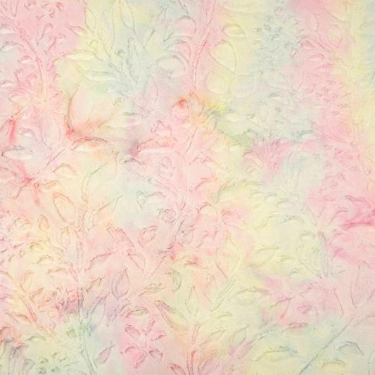 Luxe Cuddle Sorbet Poppy Pastel 58" - 60" Fabric per yard