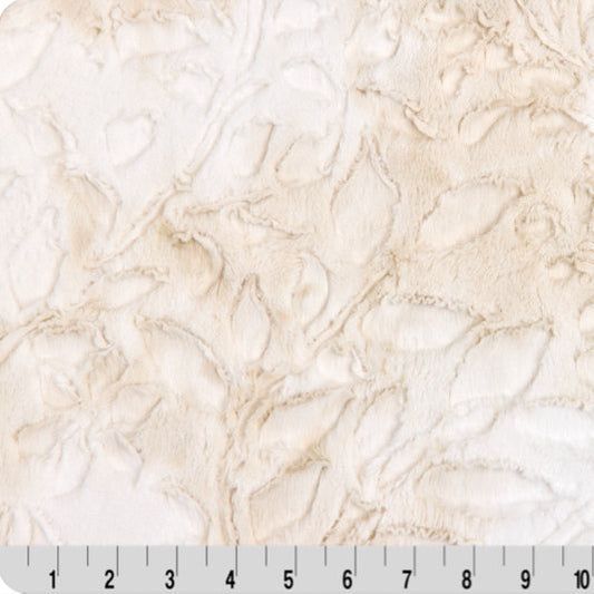 Luxe Cuddle Sorbet Poppy Pearlized 58" - 60" Fabric per yard