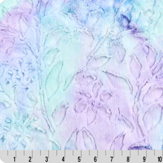 Luxe Cuddle Sorbet Poppy Pixie 58" - 60" Fabric per yard