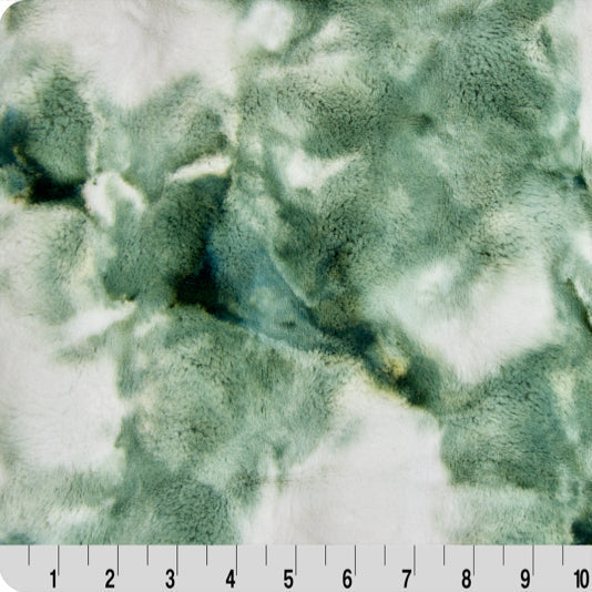 Luxe Cuddle Sorbet Powderpuff Forest 58" - 60" Fabric per yard