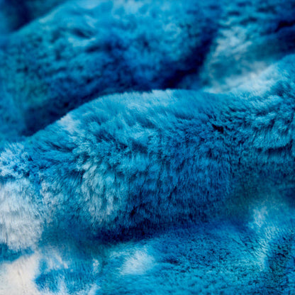 Luxe Cuddle Sorbet Powderpuff Dark Sea 58" - 60" Fabric per yard