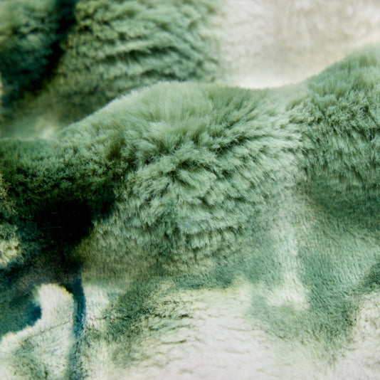 Luxe Cuddle Sorbet Powderpuff Forest 58" - 60" Fabric per yard