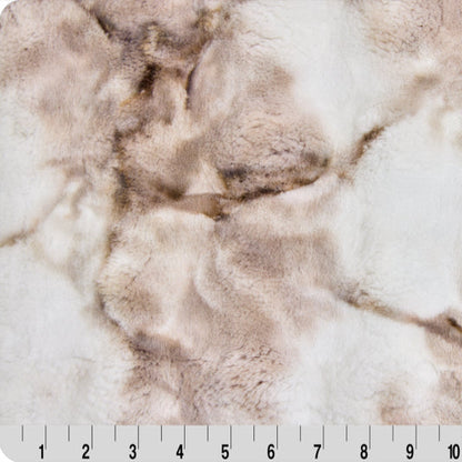Luxe Cuddle Sorbet Powderpuff Truffle 58" - 60" Fabric per yard