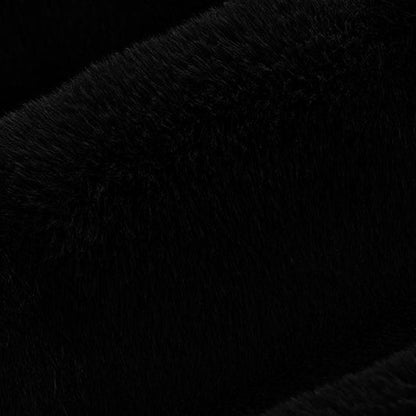 Luxe Cuddle Sydney Black" 58" - 60" Fabric per yard