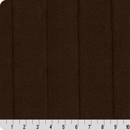 Luxe Cuddle Sydney Chocolate 58" - 60" Fabric per yard