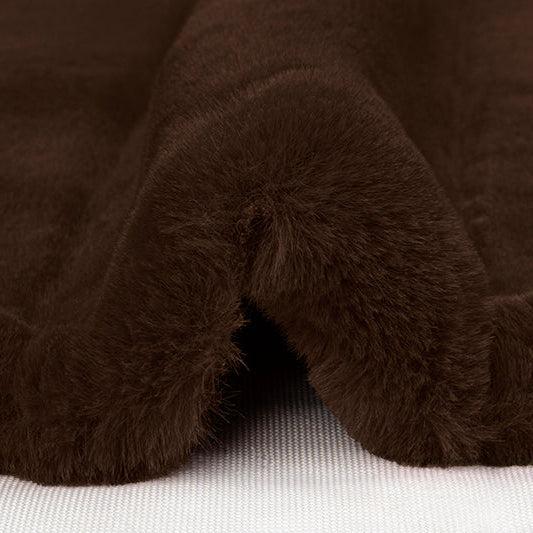 Luxe Cuddle Sydney Chocolate 58" - 60" Fabric per yard