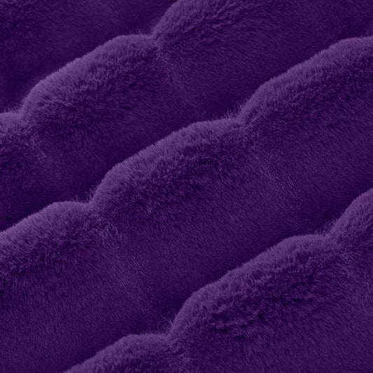 Luxe Cuddle Sydney Eggplant 58" - 60" Fabric per yard